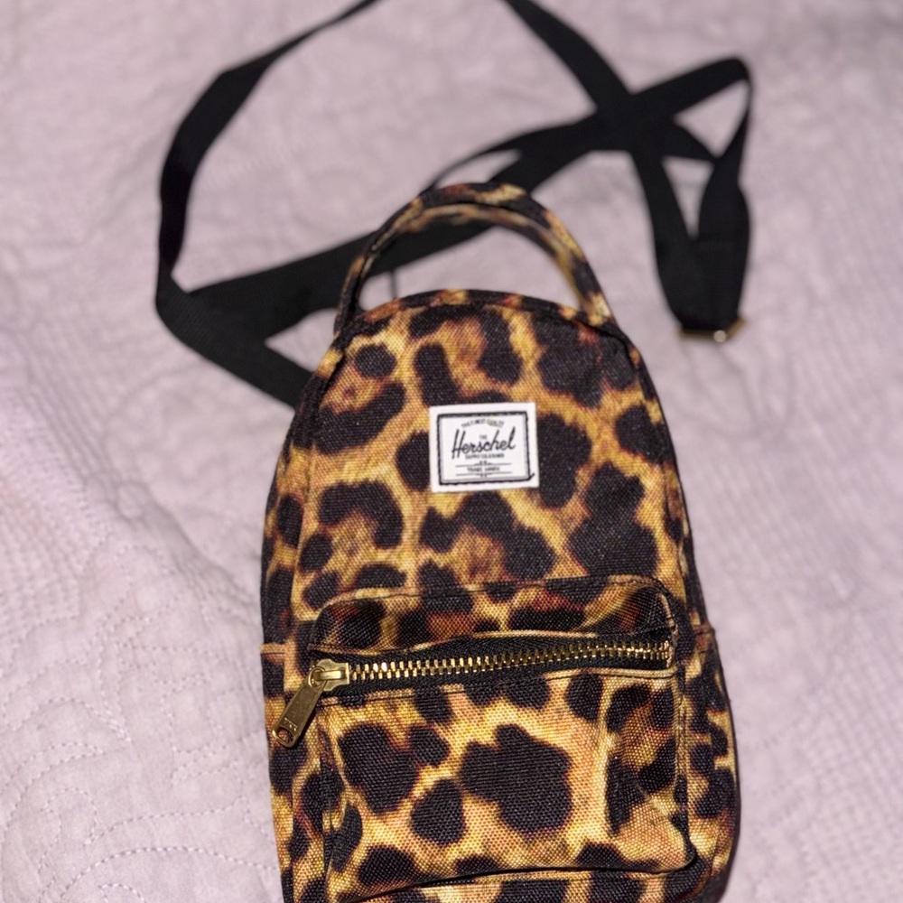 Herschel Supply Company Leopard Print Crossbody Bag